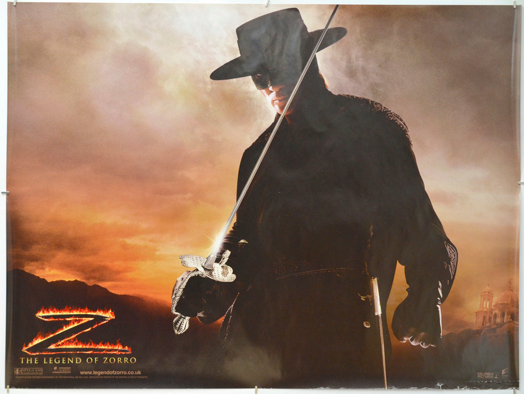 The Legend Of Zorro - Original Quad Poster - Film Poster - Movie Poster