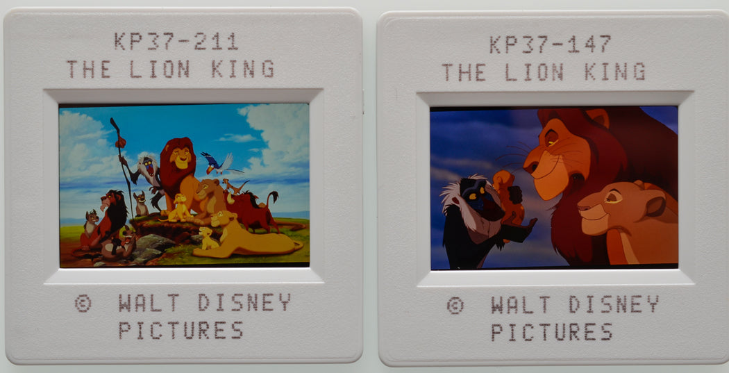 The Lion King (Slides 1 and 2) Original 35mm Slides - Cinema Press Slides