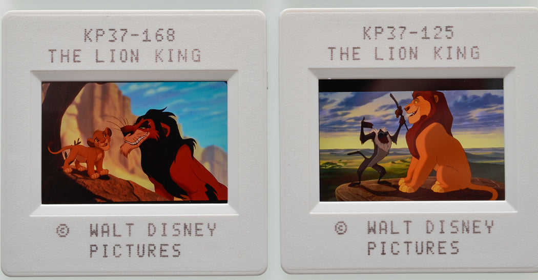 The Lion King (Slides 3 and 4) Original 35mm Slides - Cinema Press Slides