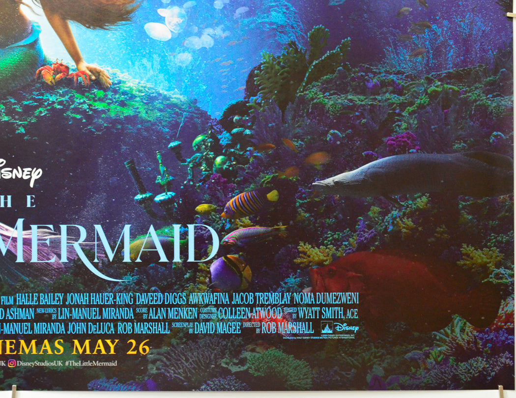 The Little Mermaid (Bottom Right) Cinema Quad Movie Poster 