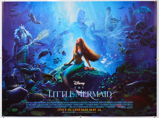 The Little Mermaid - Original Quad Poster - Film Poster - Movie Poster