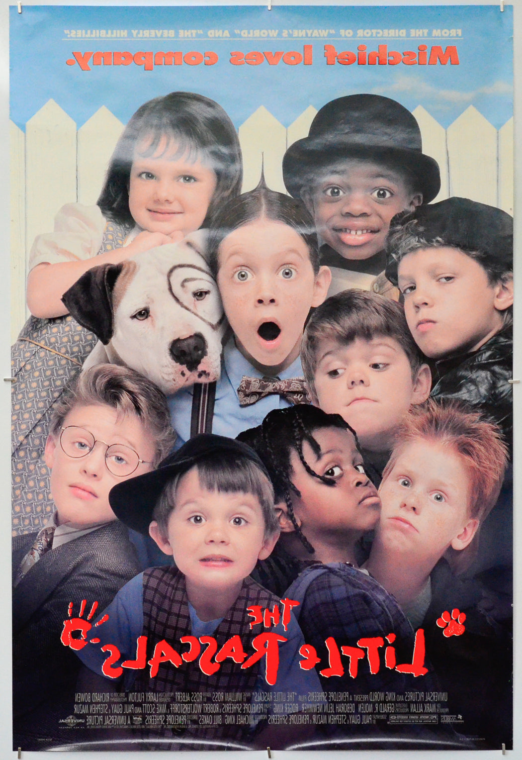 The Little Rascals (Back) Cinema One Sheet Movie Poster 