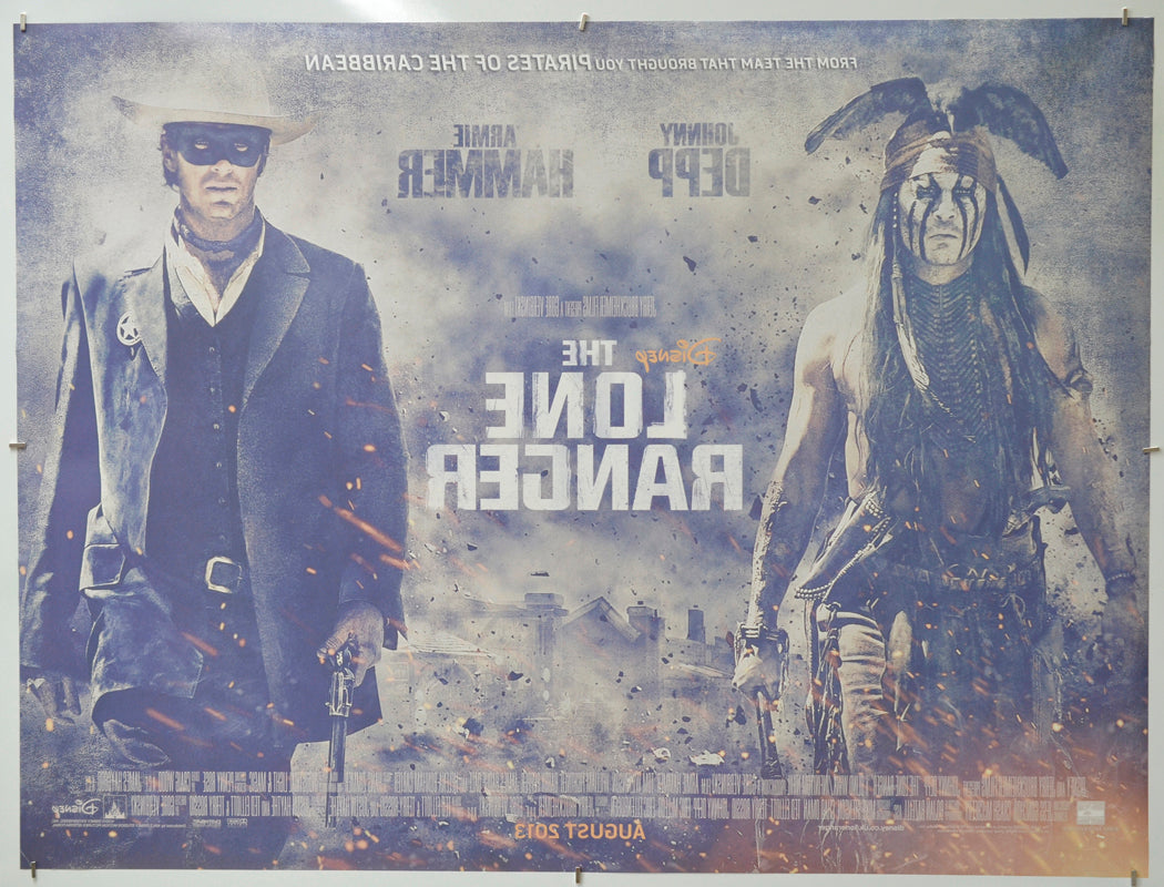 The Lone Ranger (Back) Cinema Quad Movie Poster 