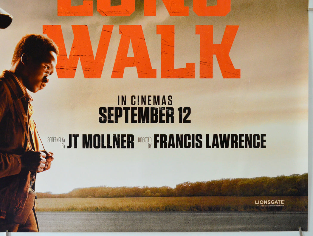 The Long Walk (Bottom Right) Cinema Quad Movie Poster 
