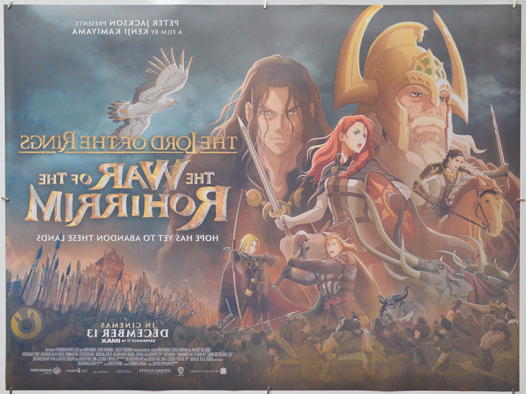 The Lord of the Rings: The War of the Rohirrim (Back) Cinema Quad Movie Poster 