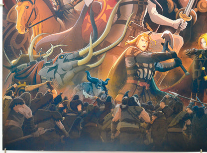 The Lord of the Rings: The War of the Rohirrim (Bottom Left) Cinema Quad Movie Poster 