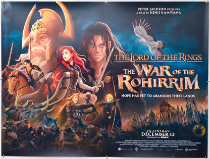 The Lord of the Rings: The War of the Rohirrim - Original Quad Poster - Film Poster - Movie Poster