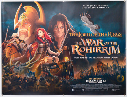 The Lord of the Rings: The War of the Rohirrim - Original Quad Poster - Film Poster - Movie Poster