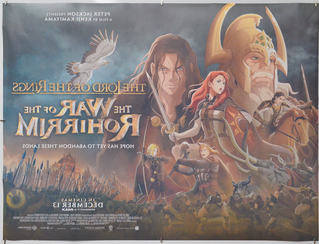 The Lord of the Rings: The War of the Rohirrim (Back) Cinema Quad Movie Poster 
