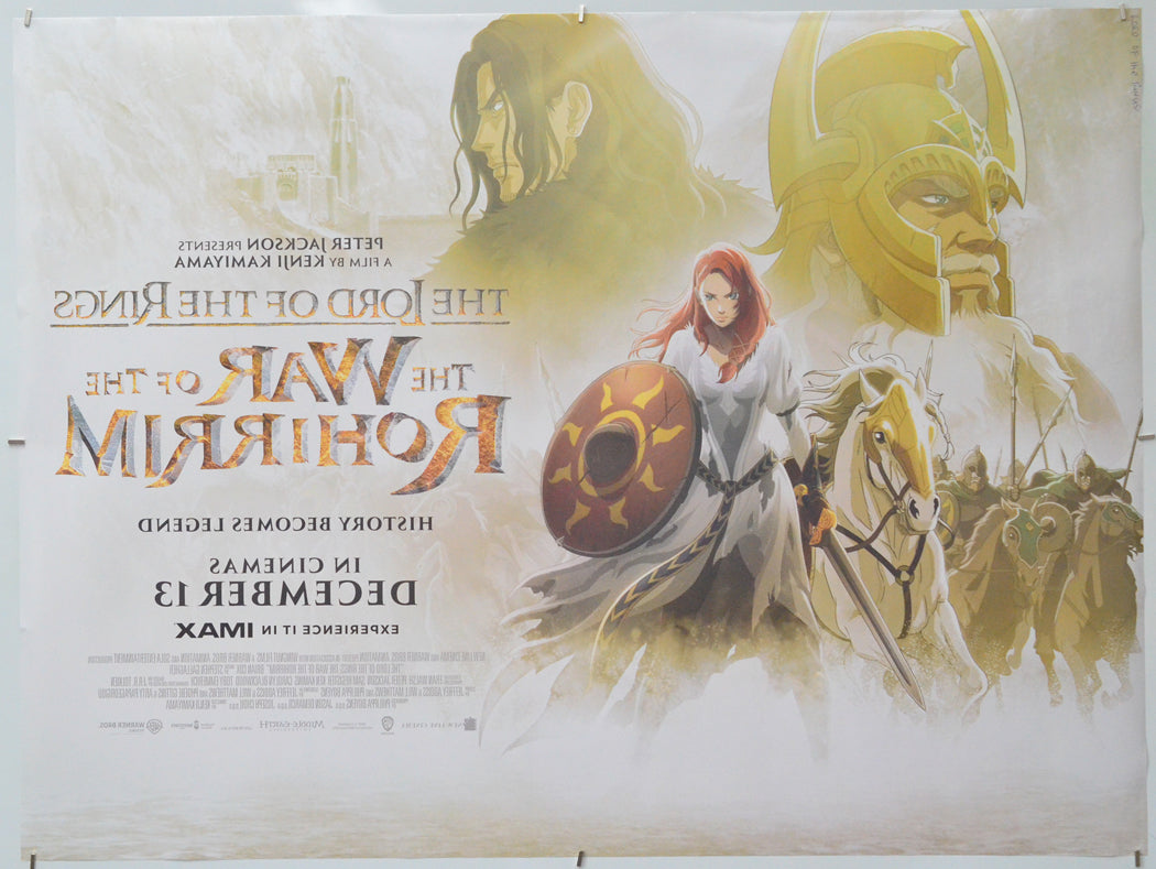 The Lord of the Rings: The War of the Rohirrim (Back) Cinema Quad Movie Poster 