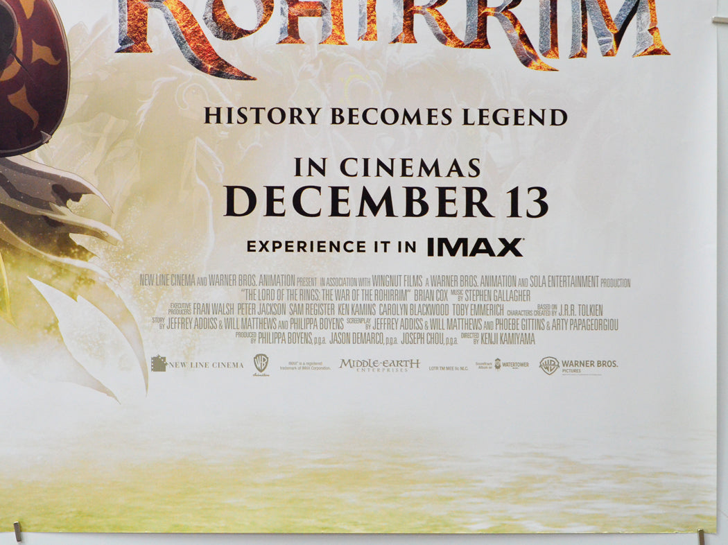 The Lord of the Rings: The War of the Rohirrim (Bottom Right) Cinema Quad Movie Poster 