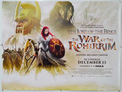 The Lord of the Rings: The War of the Rohirrim - Original Quad Poster - Film Poster - Movie Poster