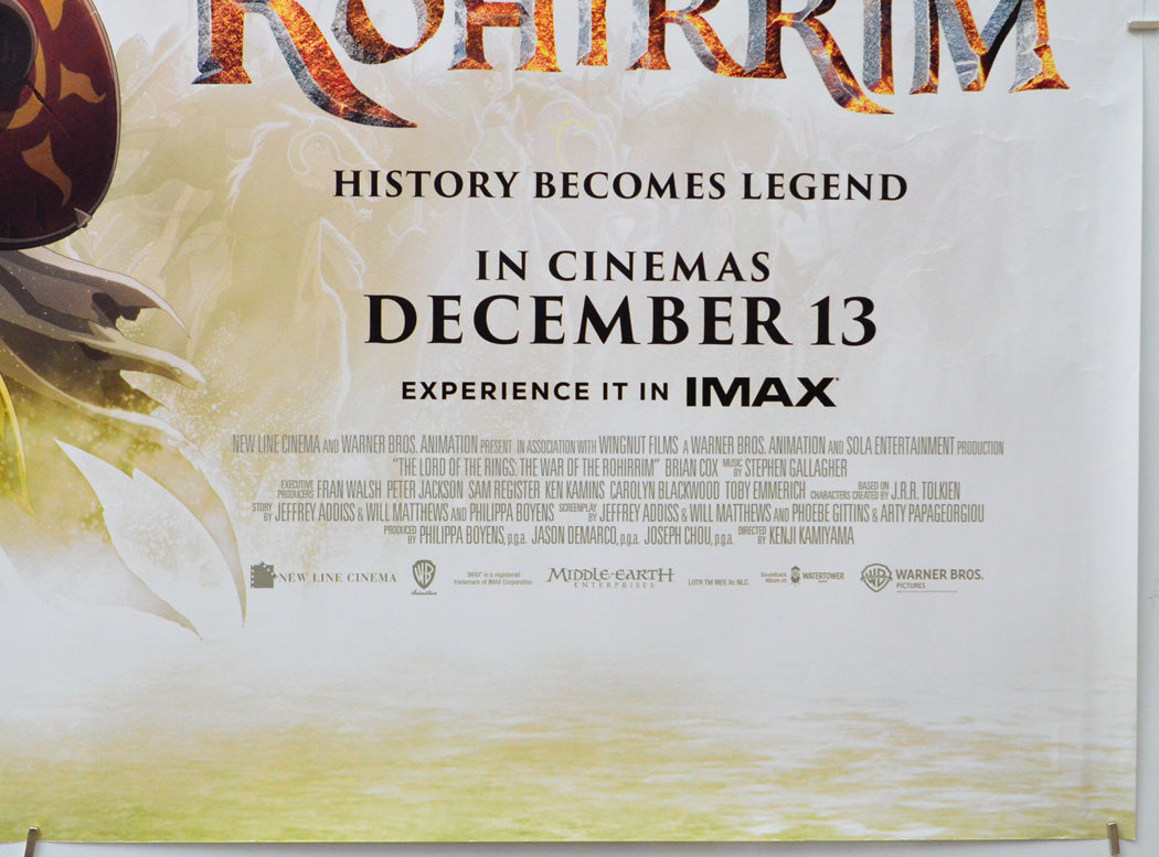 The Lord of the Rings: The War of the Rohirrim (Bottom Right) Cinema Quad Movie Poster 