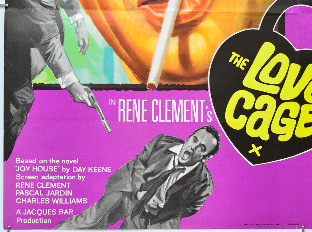 The Love Cage (Bottom Left) Cinema Quad Movie Poster 