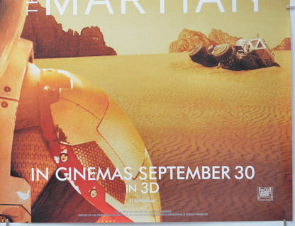 The Martian (Bottom Right) Cinema Quad Movie Poster 