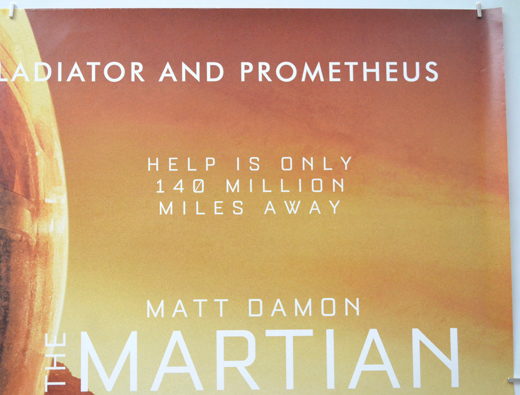 The Martian (Top Right) Cinema Quad Movie Poster 