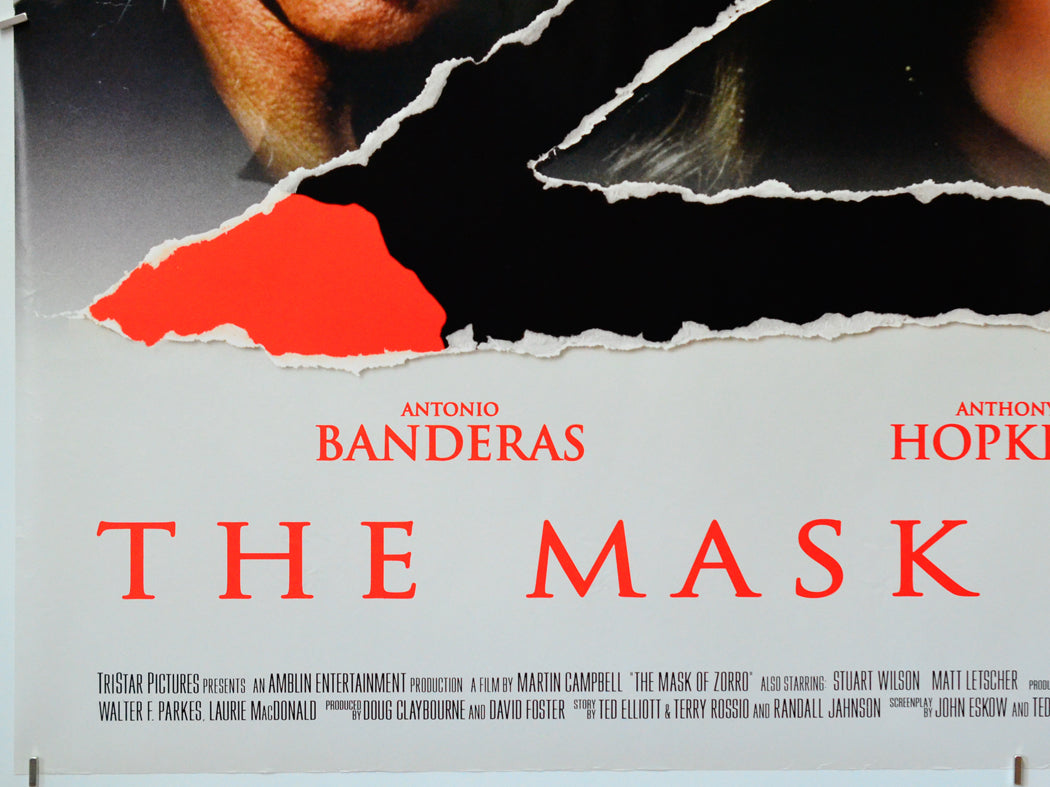 The Mask Of Zorro (Bottom Left) Cinema Quad Movie Poster 