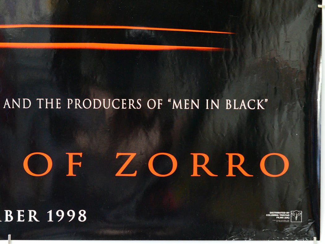 The Mask Of Zorro (Bottom Right) Cinema Quad Movie Poster 