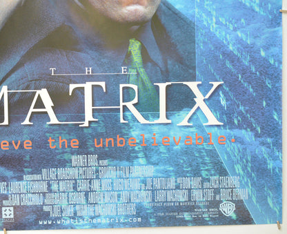 The Matrix (Bottom Right) Cinema Quad Movie Poster 