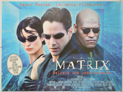 The Matrix - Original Quad Poster - Film Poster - Movie Poster