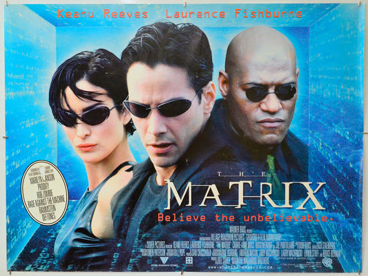 The Matrix - Original Quad Poster - Film Poster - Movie Poster