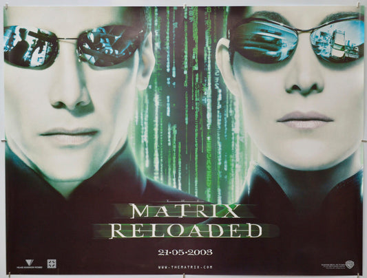 The Matrix Reloaded - Original Quad Poster - Film Poster - Movie Poster