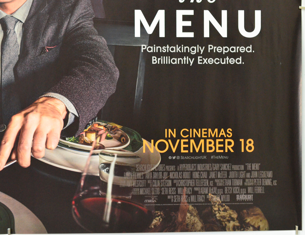 The Menu (Bottom Right) Cinema Quad Movie Poster 