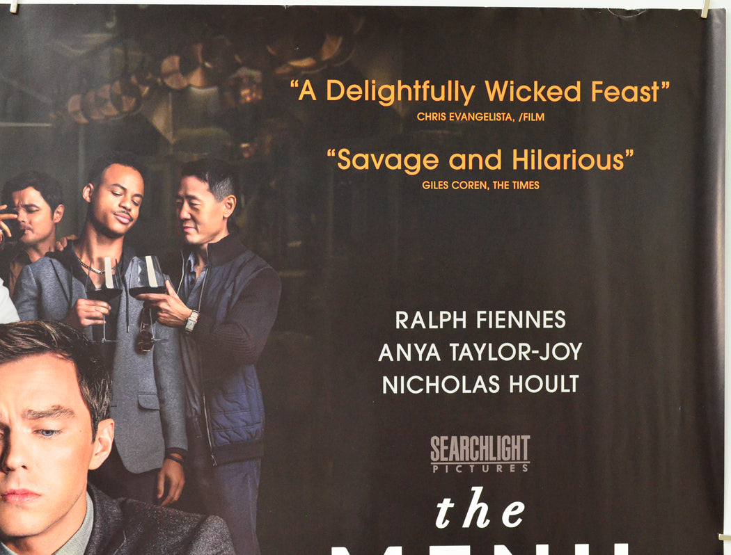 The Menu (Top Right) Cinema Quad Movie Poster 