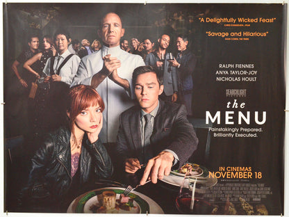 The Menu - Original Quad Poster - Film Poster - Movie Poster