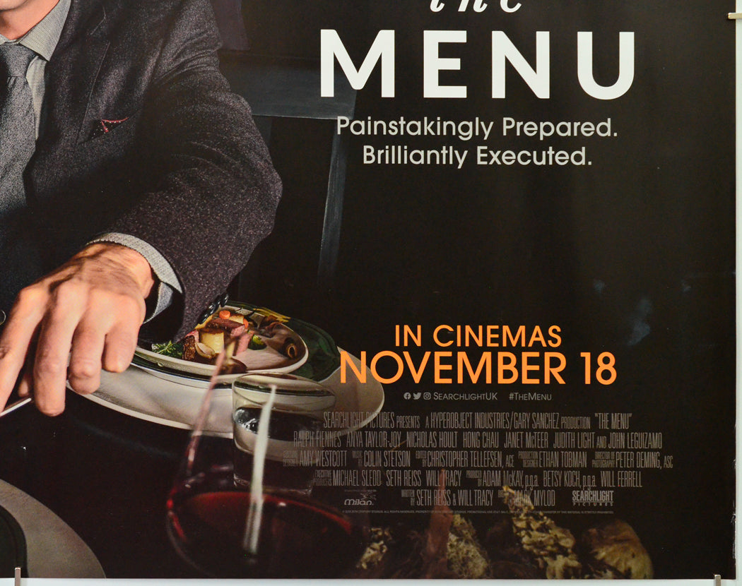 The Menu (Bottom Right) Cinema Quad Movie Poster 