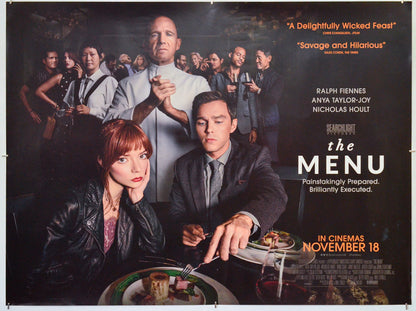 The Menu - Original Quad Poster - Film Poster - Movie Poster