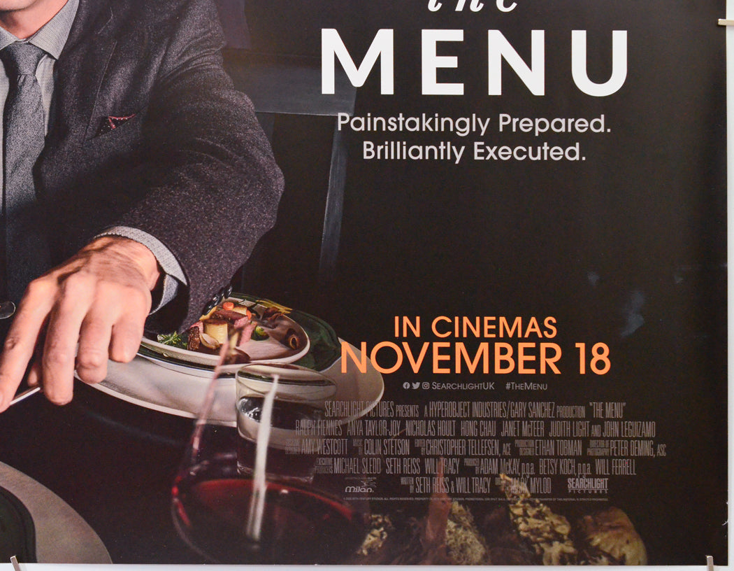 The Menu (Bottom Right) Cinema Quad Movie Poster 