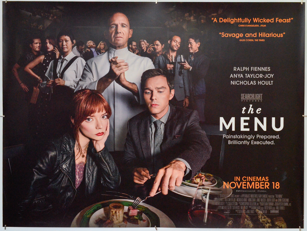 The Menu - Original Quad Poster - Film Poster - Movie Poster
