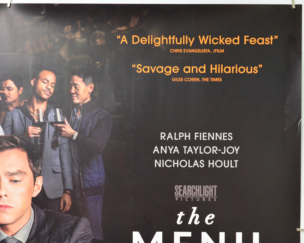 The Menu (Top Right) Cinema Quad Movie Poster 