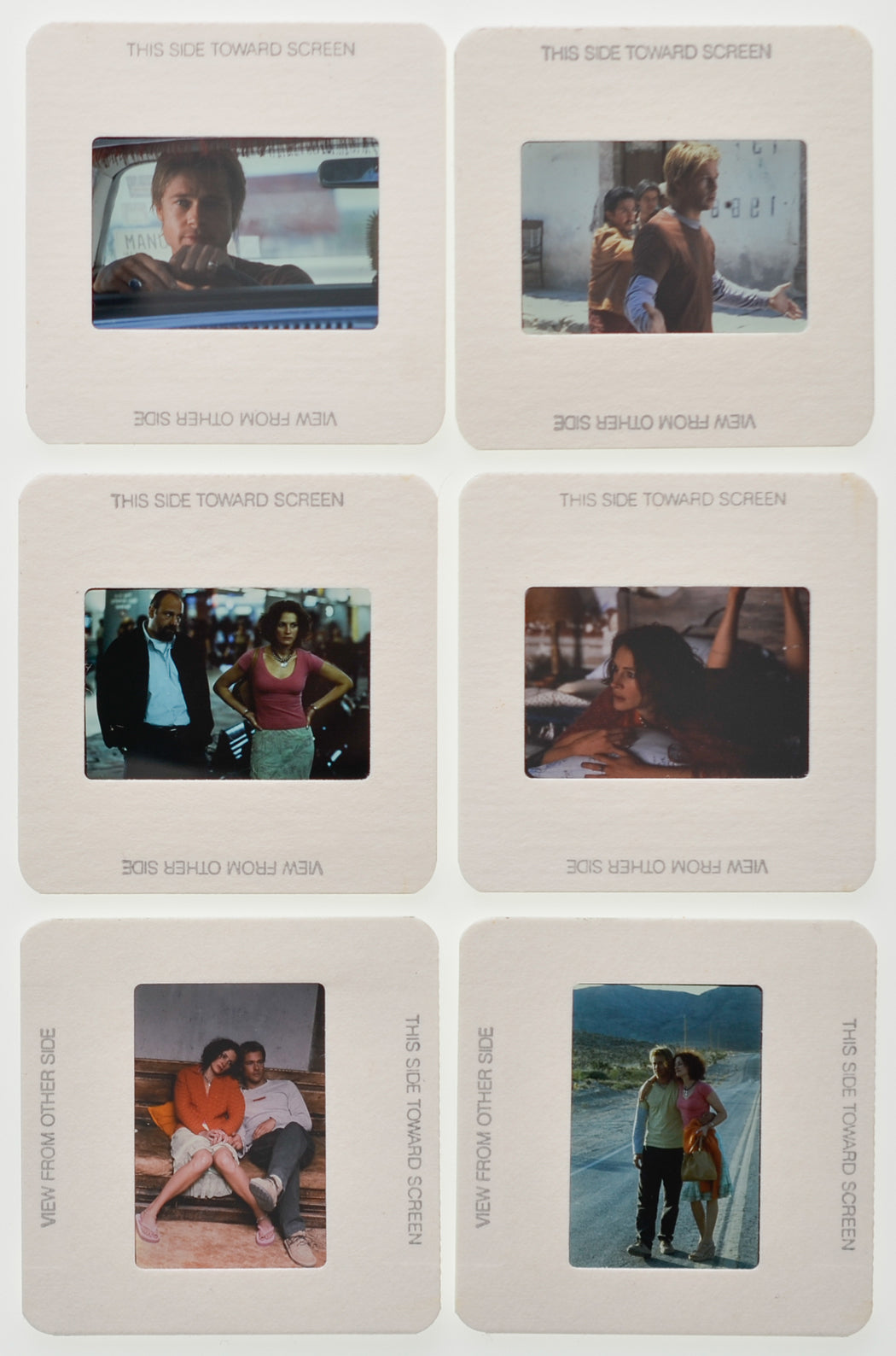 The Mexican (Back of Slides) Original 35mm Slides - Cinema Press Slides