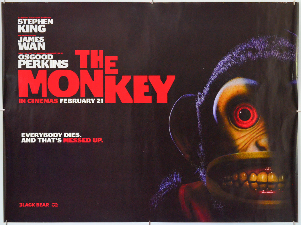 The Monkey - Original Quad Poster - Film Poster - Movie Poster