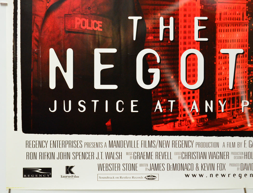 The Negotiator (Bottom Left) Cinema Quad Movie Poster 