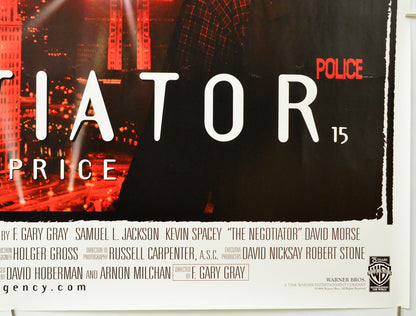 The Negotiator (Bottom Right) Cinema Quad Movie Poster 