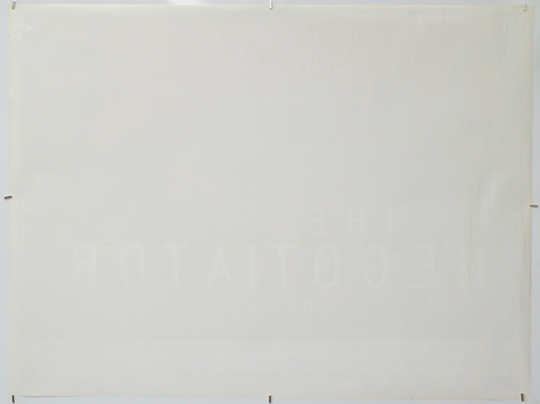 The Negotiator (Back) Cinema Quad Movie Poster 