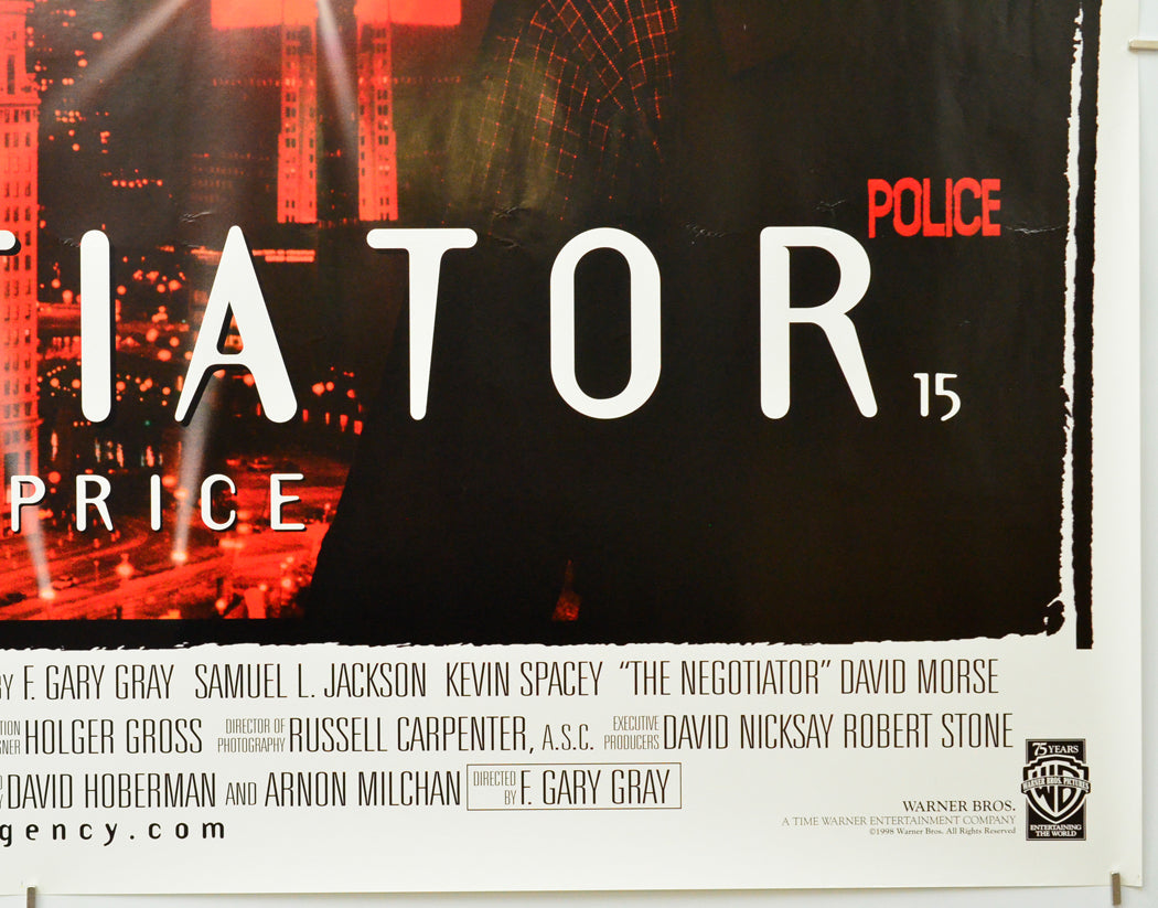 The Negotiator (Bottom Right) Cinema Quad Movie Poster 
