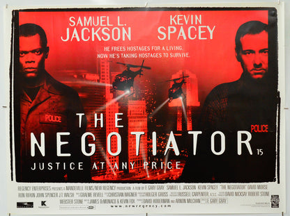 The Negotiator - Original Quad Poster - Film Poster - Movie Poster