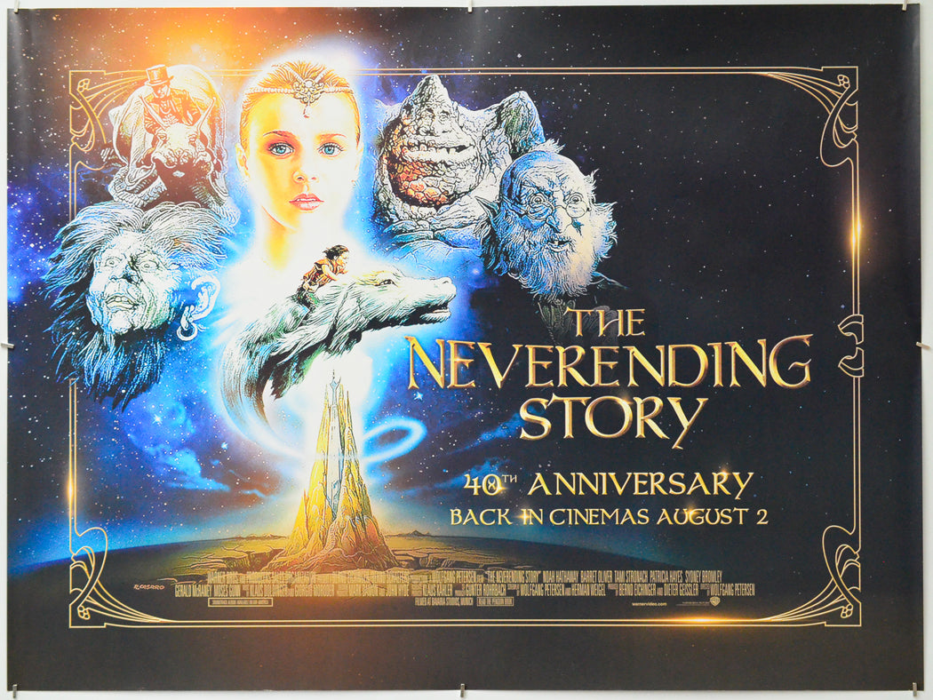 The Never Ending Story - Original Quad Poster - Film Poster - Movie Poster
