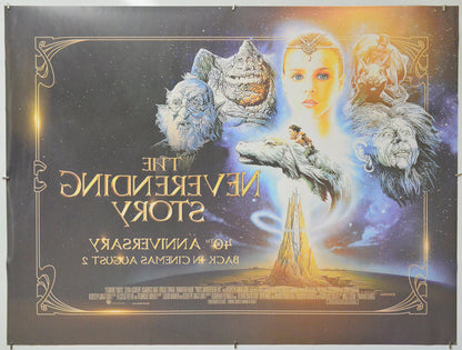 The Never Ending Story (Back) Cinema Quad Movie Poster 