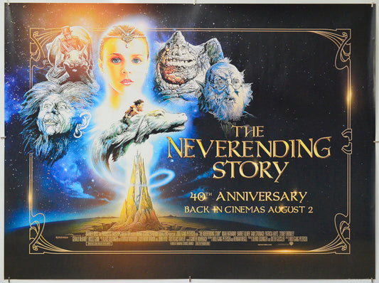 The Never Ending Story - Original Quad Poster - Film Poster - Movie Poster