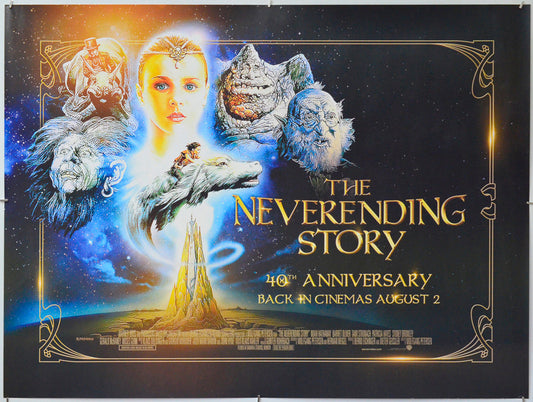 The Never Ending Story - Original Quad Poster - Film Poster - Movie Poster