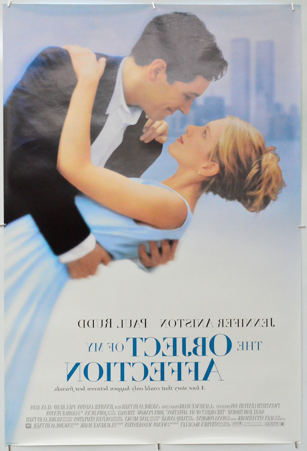 The Object Of My Affection (Back) Cinema One Sheet Movie Poster 