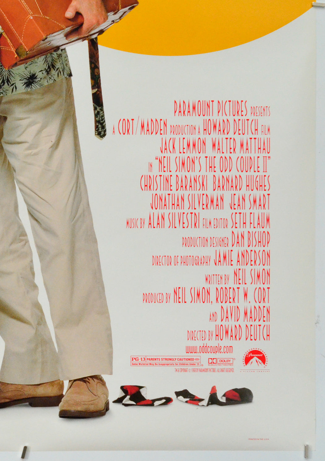 The Odd Couple II (Bottom Right) Cinema One Sheet Movie Poster 