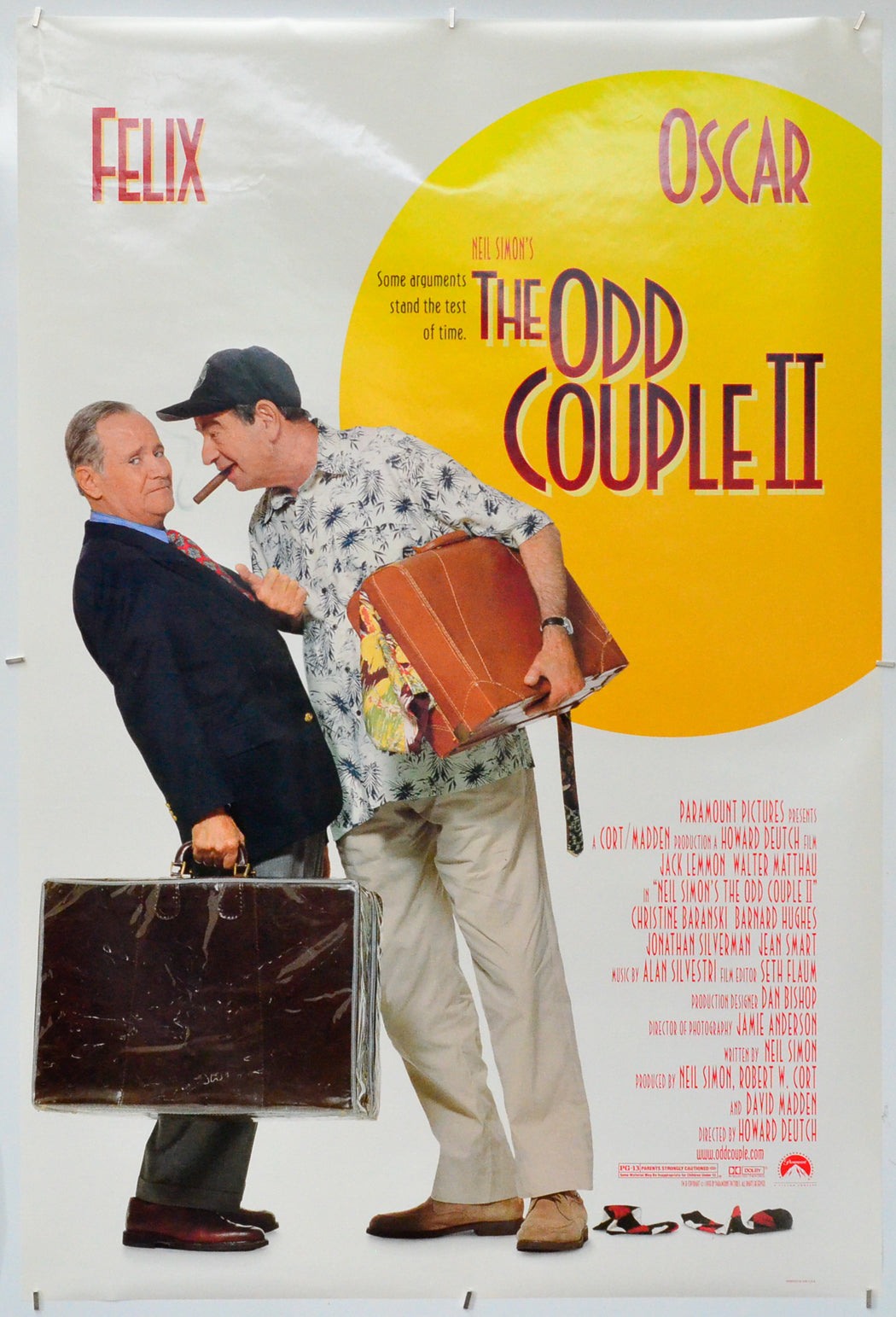 The Odd Couple II - Original One Sheet Poster - Film Poster - Movie Poster 
