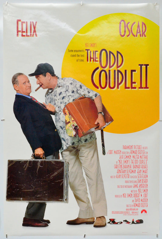 The Odd Couple II - Original One Sheet Poster - Film Poster - Movie Poster 