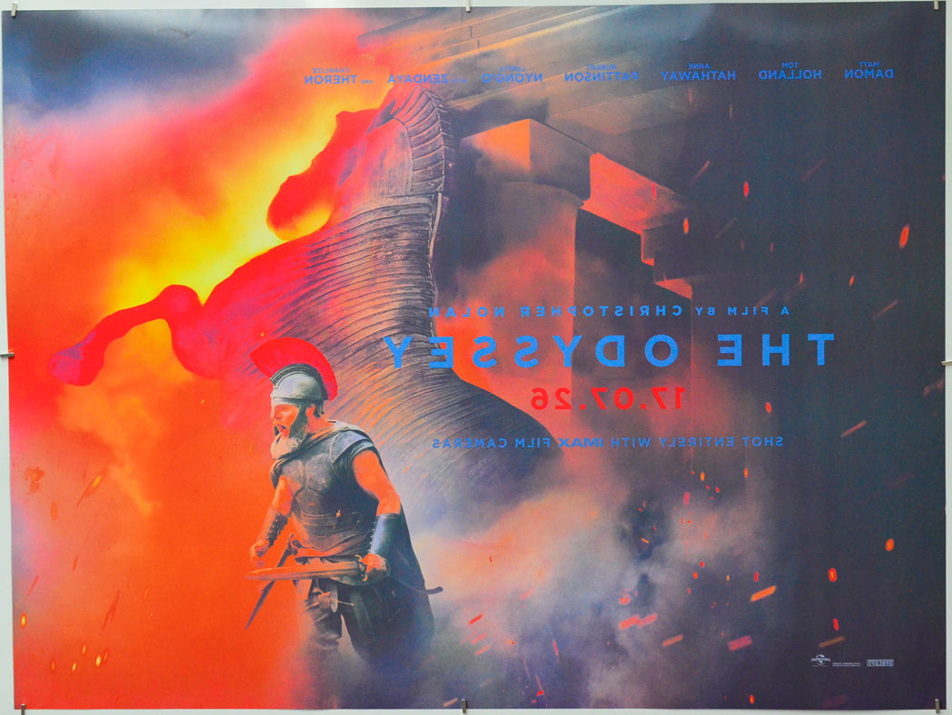 The Odyssey (Back) Cinema Quad Movie Poster 